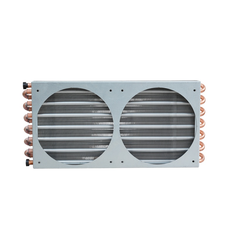 Double-Fan Copper-Tube Aluminum-Fin Condenser