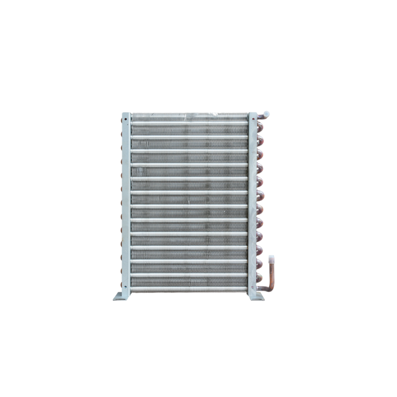 Bare Copper-Tube Aluminum-Fin Condenser (Non-Hydrophilic Coated Fin-and-Tube Heat Exchanger)