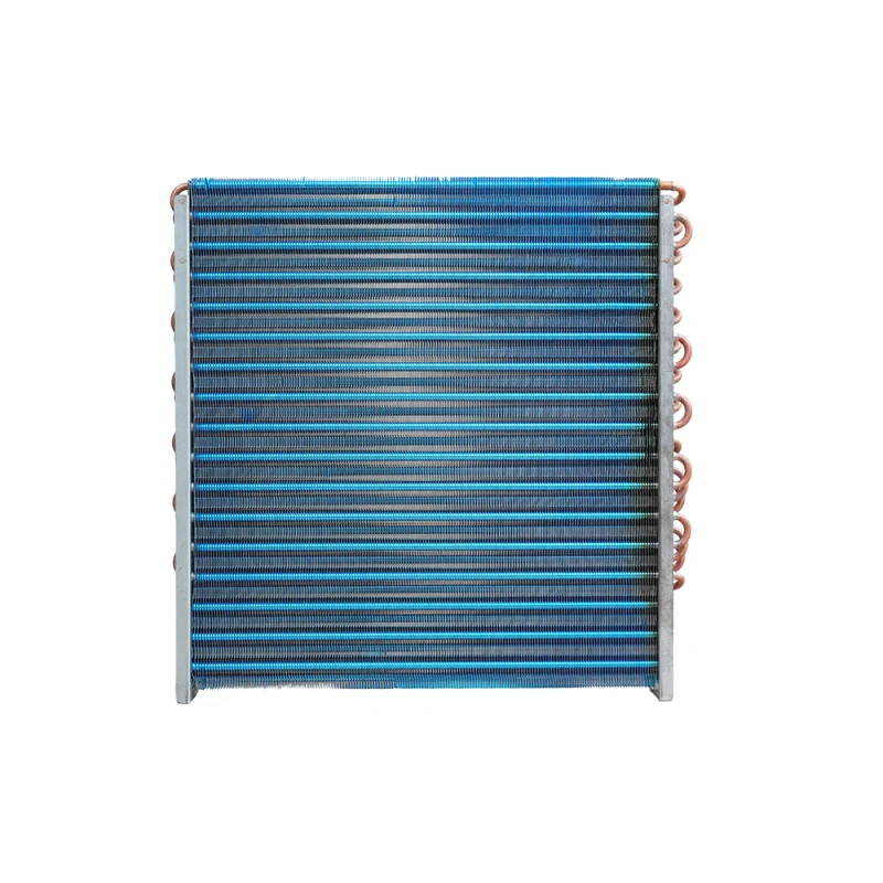 Hydrophilic-Coated Copper-Tube Aluminum-Fin Condenser (Air-Cooled Fin-and-Tube Heat Exchanger)