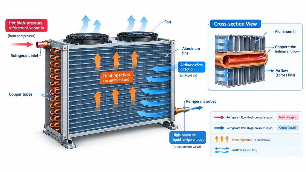 what is a refrigeration condenser